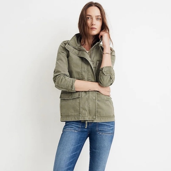 Madewell Jackets & Blazers - NWT Madewell Passage Utility Jacket Olive Green Size S
